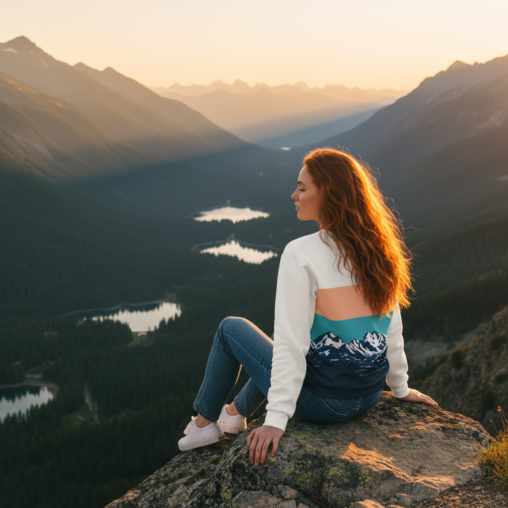 KATOGATO „Trés Chic Alps“ – Alpine Heritage Sweatshirt