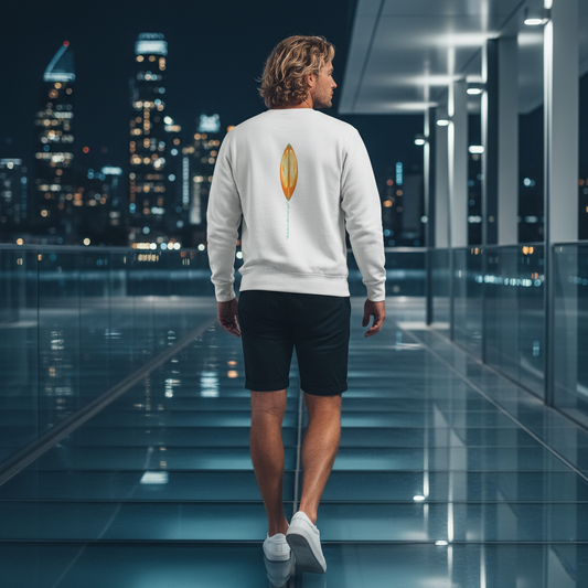 Katogato "Surf Culture Tiki" Herren Bio-Pullover