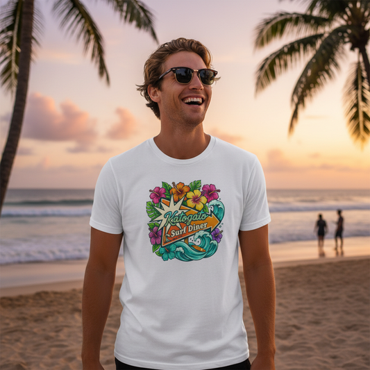 Katogato “Surf-Diner“ Herren-T-Shirt