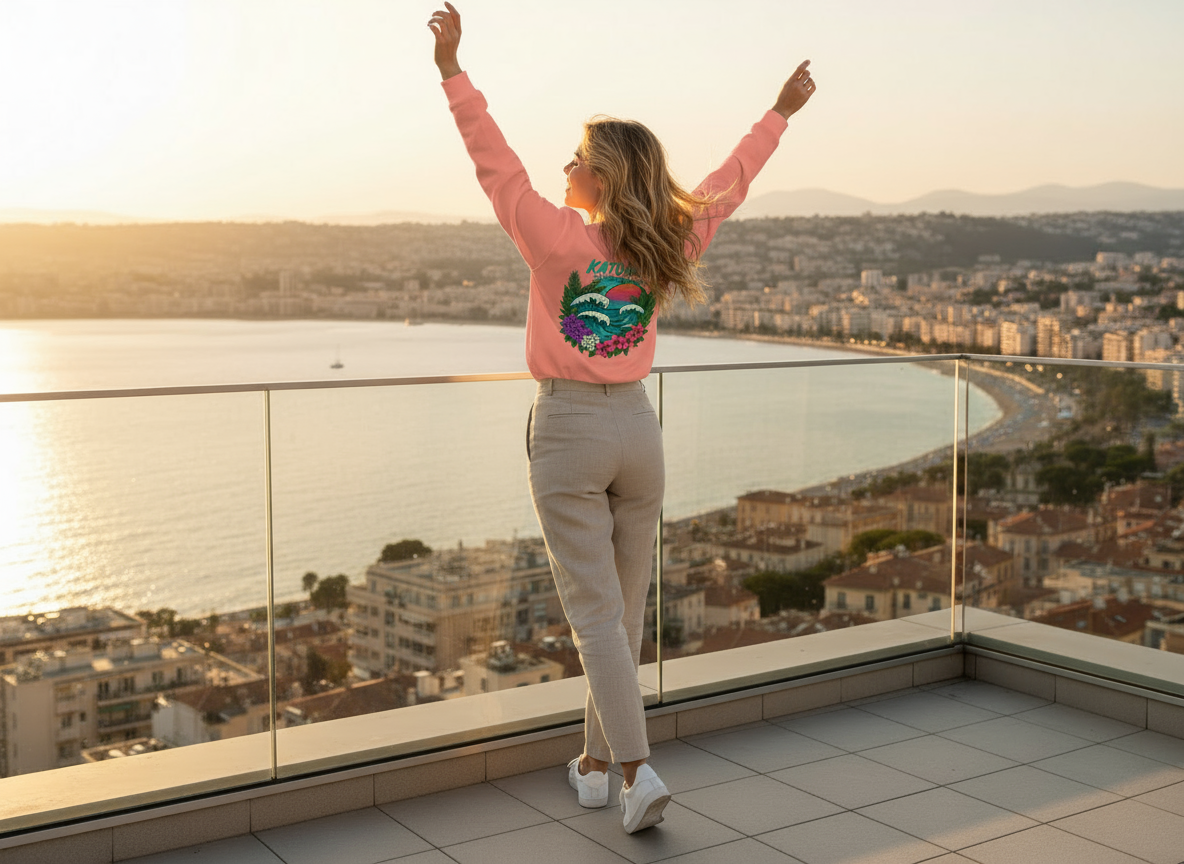 KATOGATO “Surf Culture“ Damen Sweatshirt – Urban Wave Edition