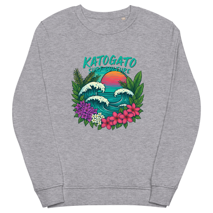 Katogato Surf Culture  "Nalu Sunset Crew" Herren Bio-Pullover