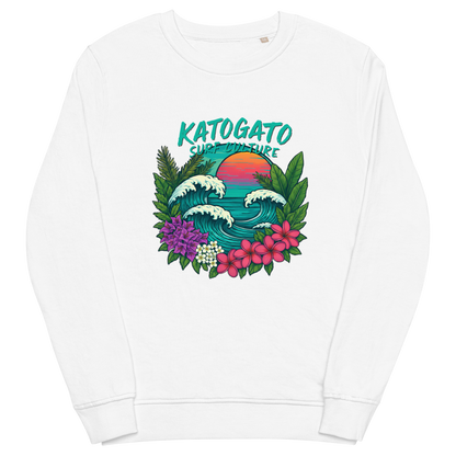 Katogato Surf Culture  "Nalu Sunset Crew" Herren Bio-Pullover