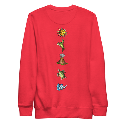 “Hālau Wave” Damen-Premium-Sweatshirt