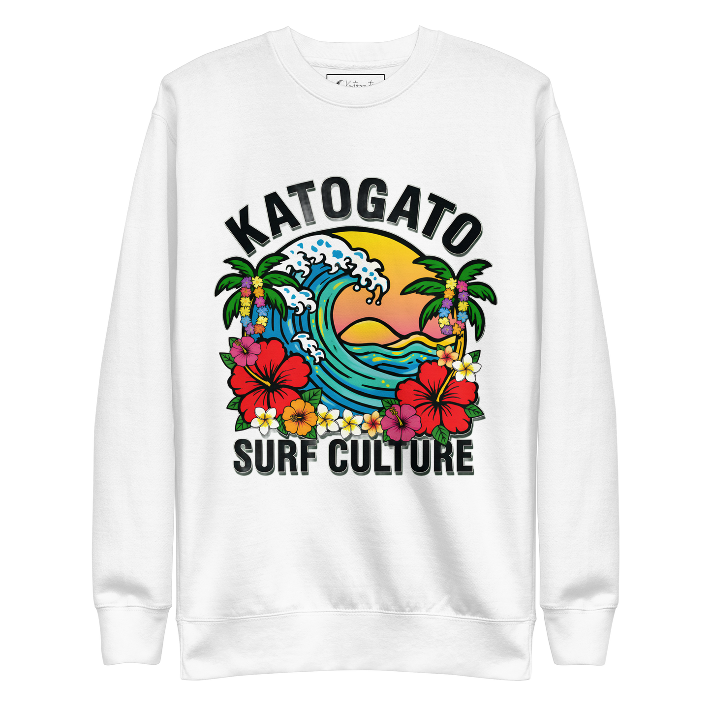 “Hālau Wave” Damen-Premium-Sweatshirt