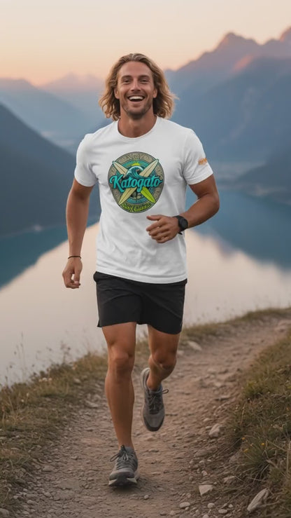 Katogato “Surf-Culture“ Baumwoll-T-Shirt