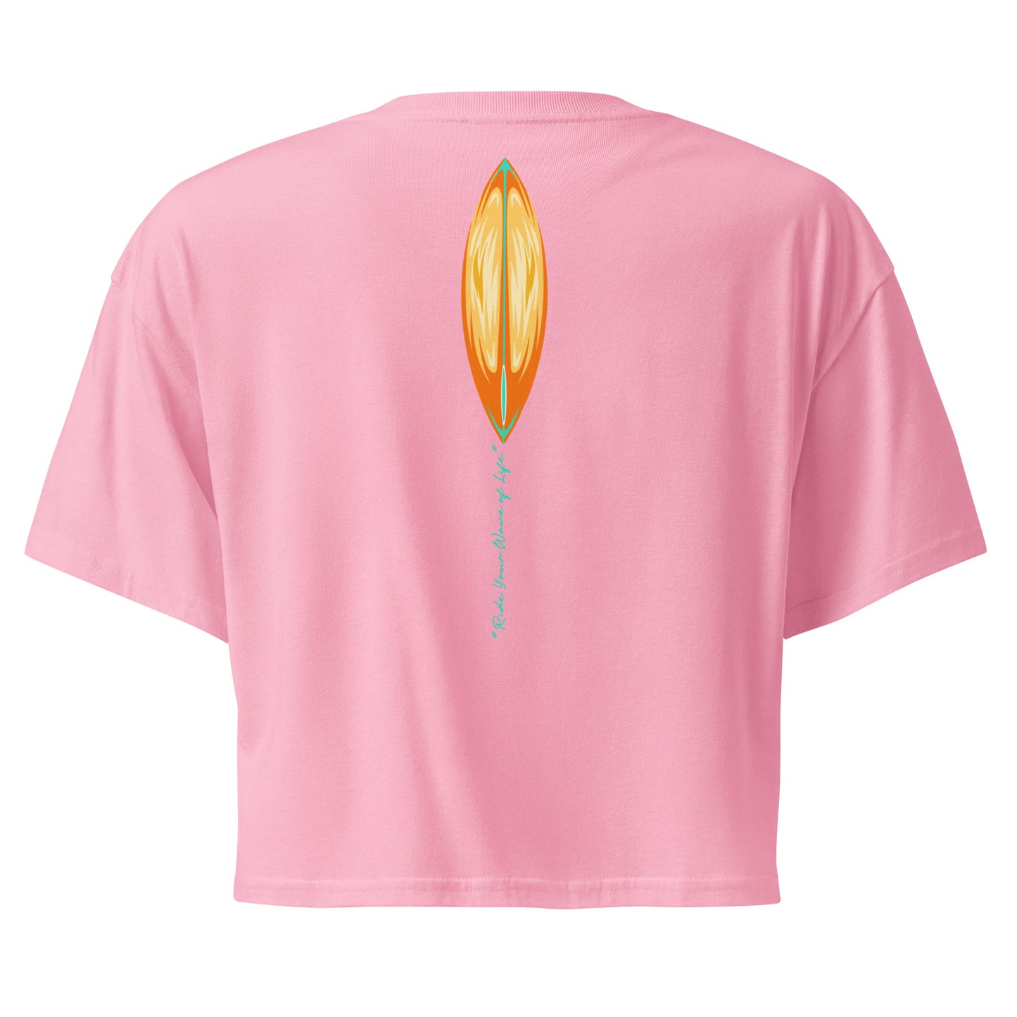Katogato "No Flat Days" Damen-Crop-Top