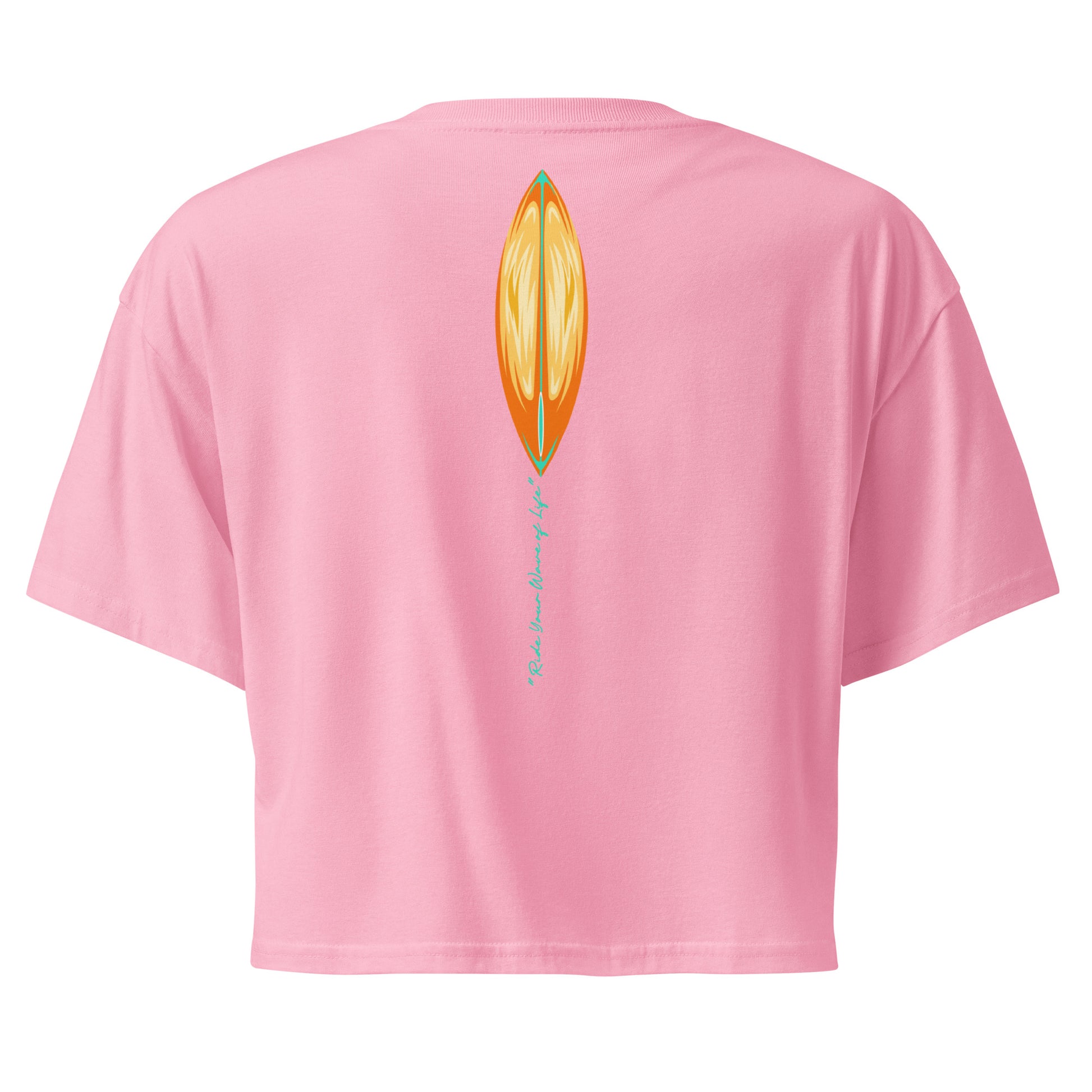 Katogato "No Flat Days" Damen-Crop-Top