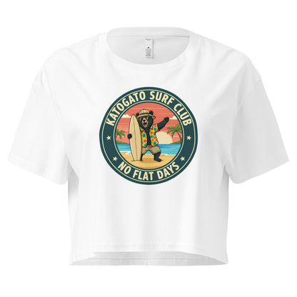 Katogato "No Flat Days" Damen-Crop-Top
